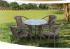 Rattan dining set, PE ...