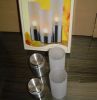 candle holder(glass+me...