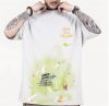 OEM wholesale custom logo t shirts 100% cotton screen printed t shirts men oversized splash graffiti heavyweight t-shirts