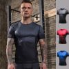 Custom Fit Sublimation printing Active Workout Compression Ashway Sport fitness clothing Bodybuilding T Shirt Men Gym Wear