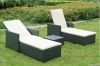 Rattan/wicker PE sun lounger chaise lounge furniture garden furniture outdoor furniture