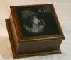 pet urn, wooden pet ur...