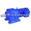 Helical gear speed reducer