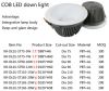 LED down light, anti-glare down light, slim down light