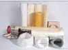 nonwoven liquid filter bag and fabric