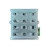 Water proof 3x4 12keys numeric Zinc alloy keypad for access control system