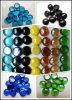 FLAT GLASS BEAD GEMS