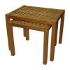 Walnut nesting table o...