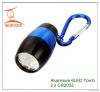 Promotional 6led led flashlight with carabiner