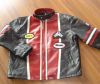 Patched leather racing...