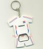 T-shirt shape bottle opener keychain jersey bottle opener keyring