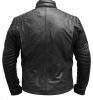 Superman Smallville Men's Black Man of Steel Leather Jacket