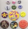 Button badge-round shape