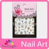 3D Nail Art Stickers Deep Golden Flower Butterfly Heart Nail Printers