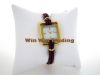 thin leather band watch