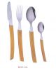 Cutlery Set Wooden Tex...