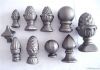 wrought iron post top