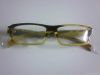 Black Round Ox Horn / Cleat / Buffalo Horn Handmade Eyeglasses For Cel