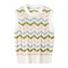 2026 Lady's Woollen Sweater Hollowed-out Vests&Waistcoats