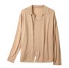 2026 Lady's Woollen Shirt Faux two-piece top