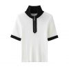 2026 Lady's Lyocell T-shirt  Zip-up turtleneck Pullover 
