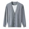 2026 Men's  Woollen Sweater Faux two-piece Top