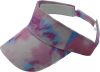 2025 High-quality Colorful tie-dye sun visor Unisex BSCI RWS