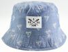 2025 Denim printed casual bucket hat BSCI RWS