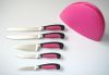 5pcs Plastic handle  k...