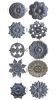 Cast Iron Rosettes, Floral Ornaments