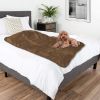 Waterproof Blanket Solid Soft Cozy Pet Blanket for Alll Season