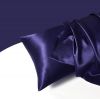 soft smooth solid satin pillow case