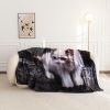 3d Digital Print Throw Blanket Customized Cute Cat Pattern