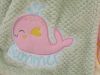 OEM Fluffy Baby Blanket with Embroidery Ultra Soft Flannel Fleece Blanket