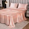 Satin Sheet Set Silk L...