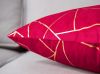 Velvet Cushion Cases Decorative Gold Foil Geometric Pattern Soft Square Throw Pillow Covers