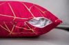 Velvet Cushion Cases Decorative Gold Foil Geometric Pattern Soft Square Throw Pillow Covers