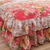 Ruffle Bedspread Sheet...