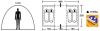 two bedroom and one living room waterproof 4 person family large camping tent with awning