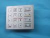 Desktop function 16 numeric metal keypad for Kiosk