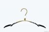 Metal hanger with foam padded, anti-slip