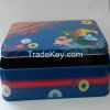 Rectangular Tin Box wi...