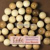 Mammoth Ivory Carved Beads. Round and Oval, Various Size Available.