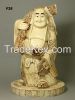 Ox Bone handcrafted Carving, Netsuke, Various Size.