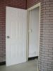 Powder coating panel steel door, galvanized steel door