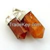 Beautiful Natural Gemstones Crystal healing Pendants 925 Silver