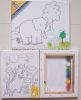 stretched canvas and f...