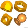 Brass nuts