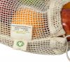 Organic Cotton Mesh Produce Bags - Reusable, Washable & GOTS Certified - Helps Reduce Plastic Waste - Tare Weight on Label