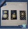 Gold coin bar packaging card set